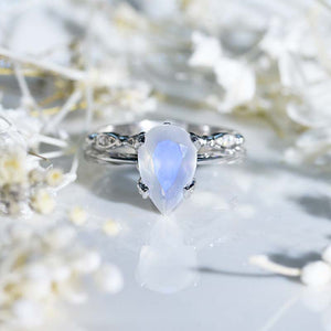 2.5 Carat Kite Natural Moonstone Engagement Ring. 2.5CT Fancy Shape Moissanite Ring Custom Set 2.5 Carat Kite Natural Moonstone Engagement Ring. 2.5CT Fancy Shape Moissanite Ring Custom Set
