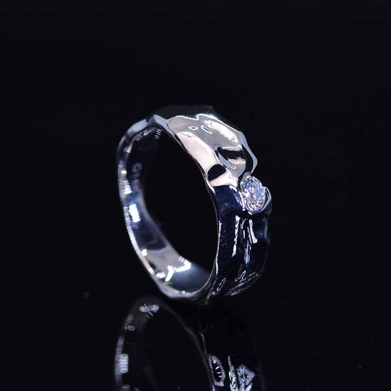 Diamond Men's  14K White Gold  Ring. Diamond Men's  14K White Gold  Ring.