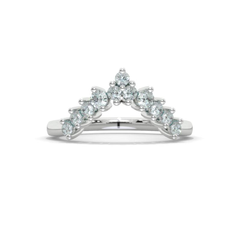 Giliarto Moissanite White Gold Wedding band For Model 861 Giliarto Moissanite White Gold Wedding band For Model 861