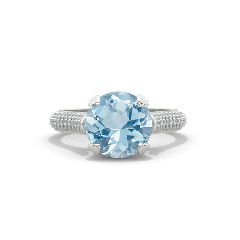 Orion 2.6 Carat Genuine Aquamarine Engagement Ring Orion 2.6 Carat Genuine Aquamarine Engagement Ring
