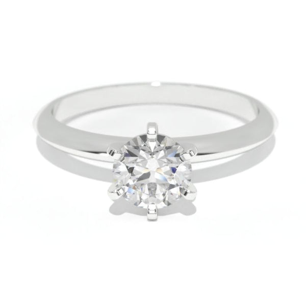 Carat Diamond Solitaire White Gold Engagement Ring Giliarto