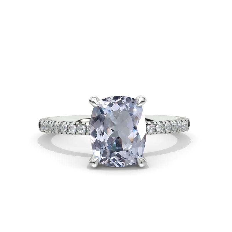 2 Carat 9x7mm Cushion Cut Vintage Style Halo Genuine Aquamarine White Gold Engagement Ring 2 Carat 9x7mm Cushion Cut Vintage Style Halo Genuine Aquamarine White Gold Engagement Ring