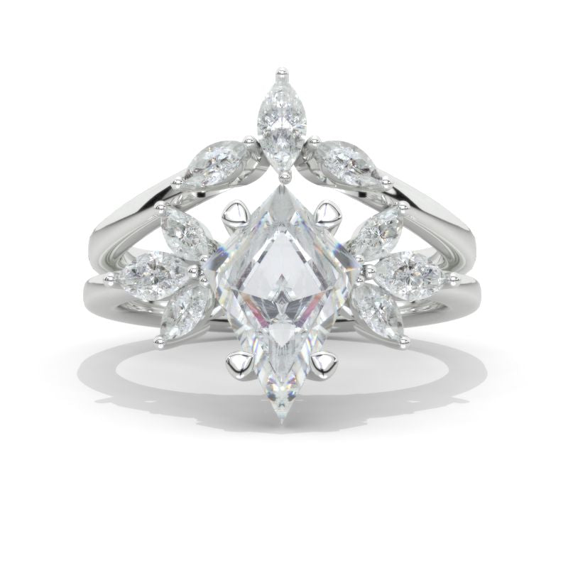 3 Carat Kite Moissanite Engagement Ring. 3CT Fancy Shape Moissanite Ring 3 Carat Kite Moissanite Engagement Ring. 3CT Fancy Shape Moissanite Ring