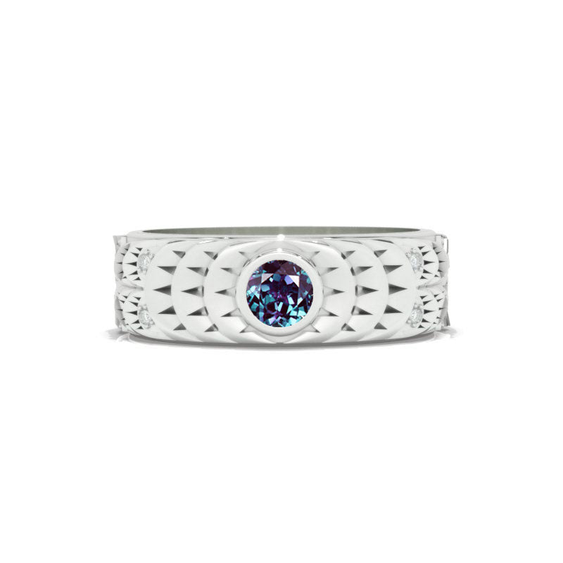 ''Chrysler'' 0.5 Carat Alexandrite Men's Gold Ring. ''Chrysler'' 0.5 Carat Alexandrite Men's Gold Ring.