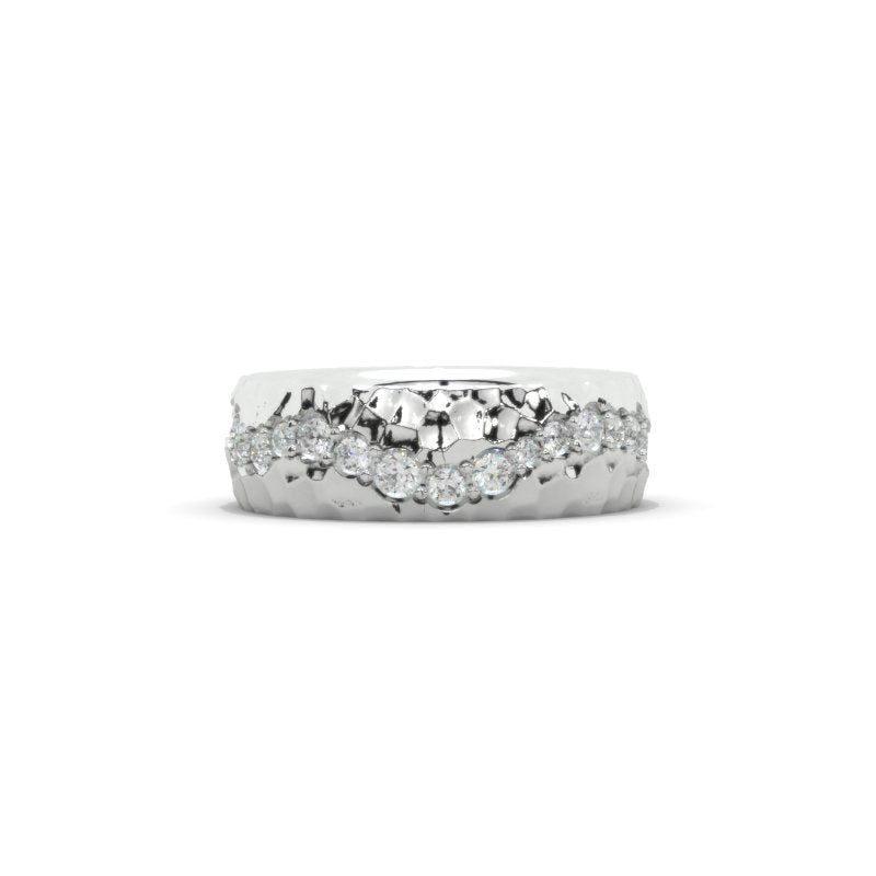 2.1 CTW  Diamond Men's  14K White Gold  Ring. 2.1 CTW  Diamond Men's  14K White Gold  Ring.
