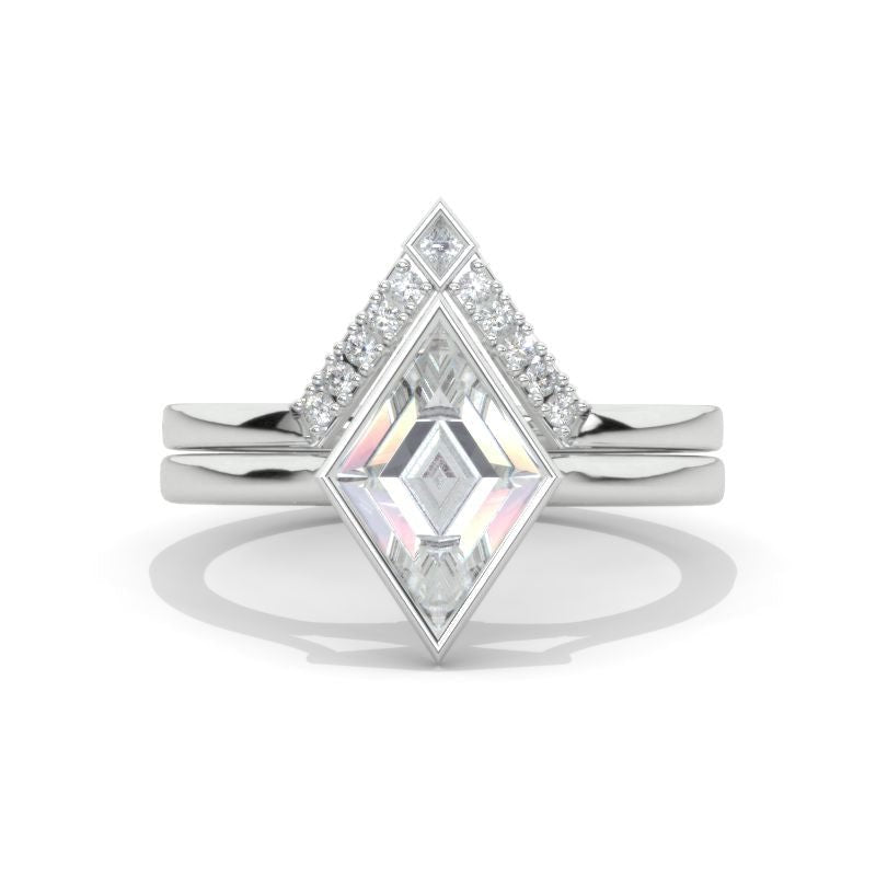 Unique Geometric Lab-Grown Diamond Engagement Rings: Kite, Lozenge & Octagon Cuts by Giliarto