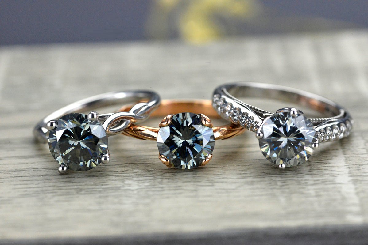 Why Opt for Gray Moissanite Rings for an Unconventional Engagement?