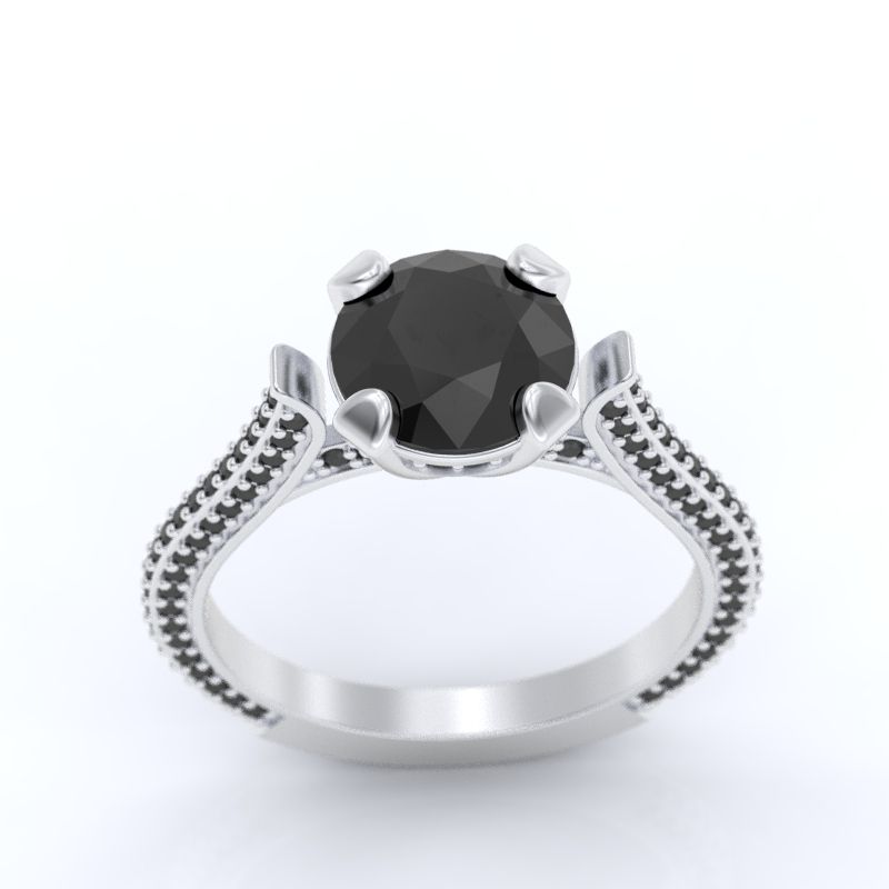 Seeking a Unique Engagement Ring? Have You Considered Gray Moissanite?