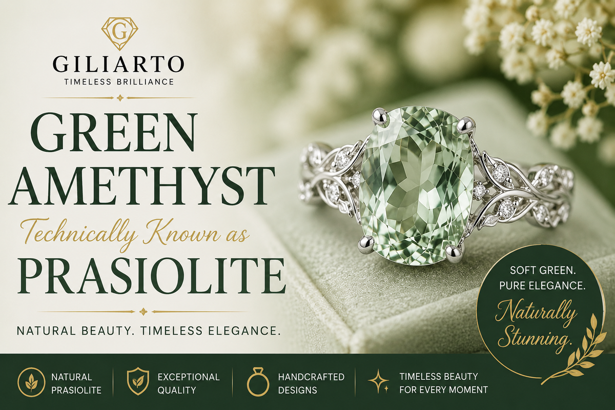 Green amethyst — technically known as prasiolite
