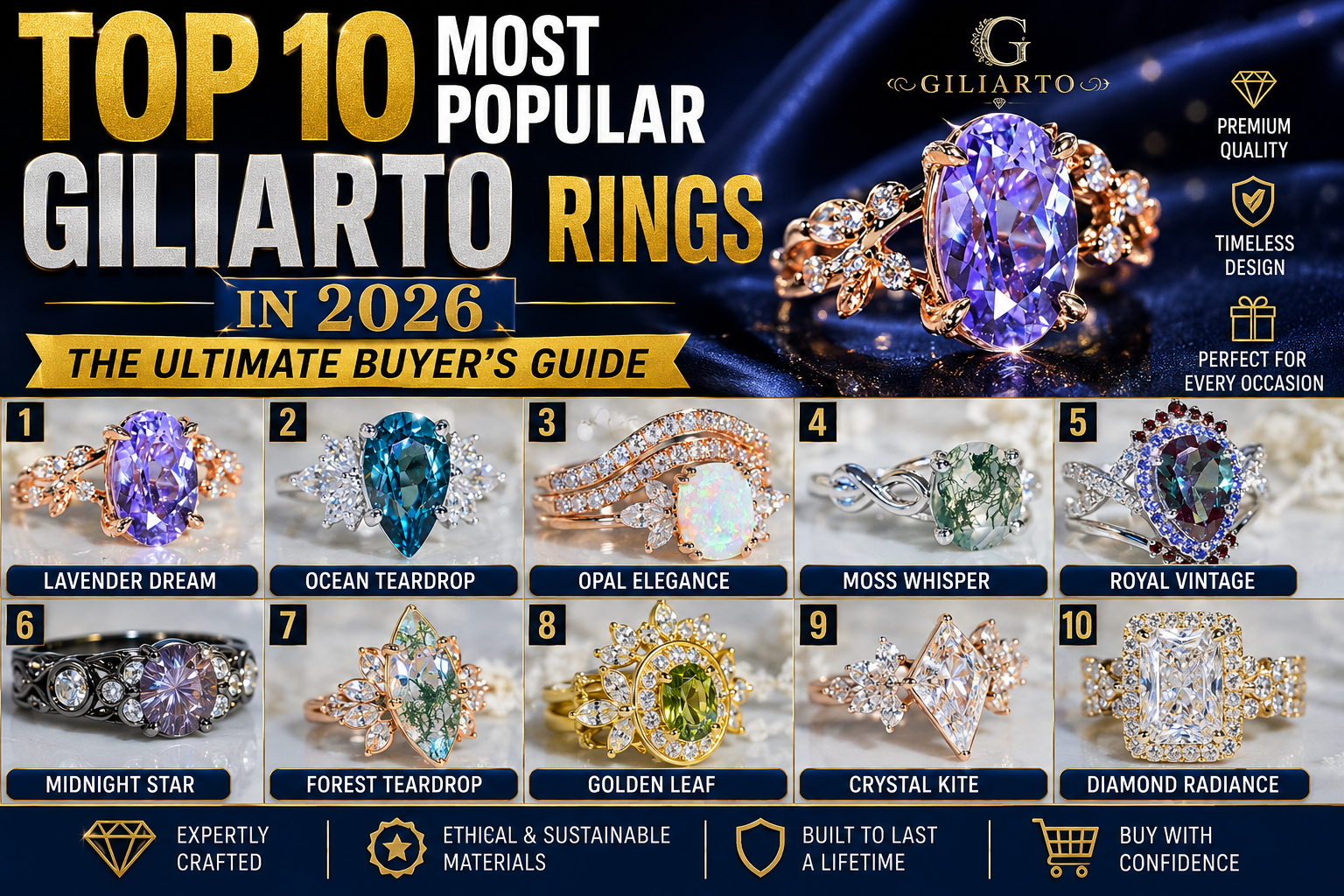 Top 10 Most Popular Giliarto Rings in 2026 — The Ultimate Buyer's Guide