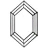 ELONGATED HEX CUT GILIARTO
