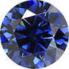 Dark Blue Moissanite