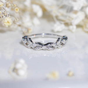 Giliarto Moissanite Floral Twig Gold Ring For Model 446