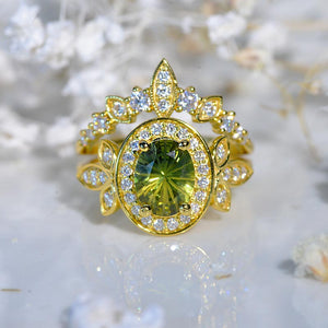 3 Carat Pear Cut Moissanite Floral Gold Engagement Ring Celtic Style Mode 446-10x7