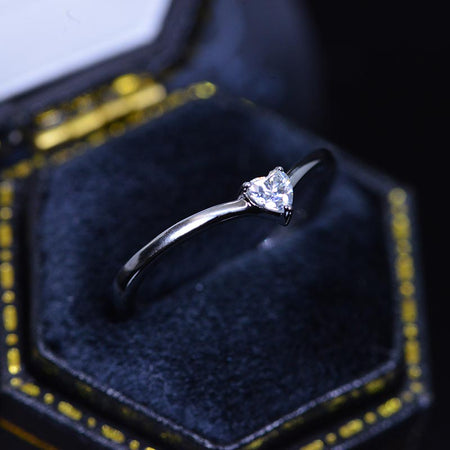 Giliarto Moissanite Black Gold Promissory Ring