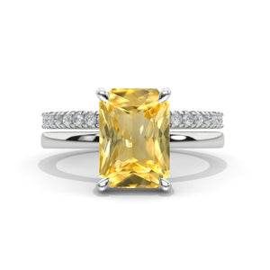 Giliarto Moissanite White Gold Wedding band For Model 575-14x9 E B