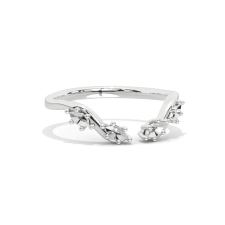 Moissanite Stackable Open Ring