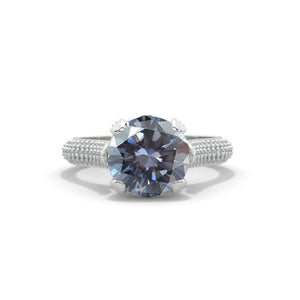 Orion 2.6 Carat Giliarto Gray Moissanite Engagement Ring