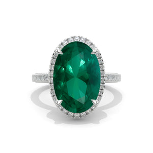 Diamond Waterfall Cluster Cocktail Ring - Giliarto