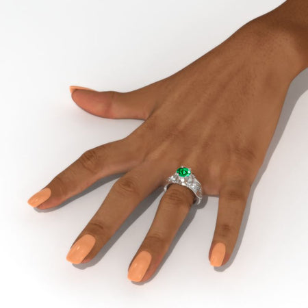 2.0 Carat Emerald New York Engagement Ring