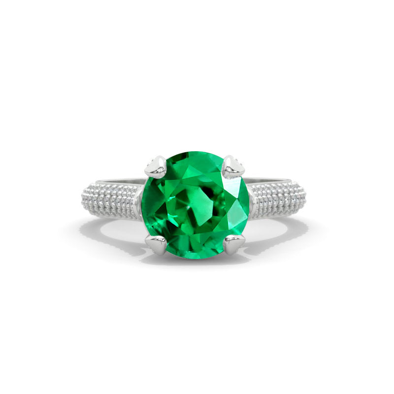 Orion 2.6 Carat Emerald Engagement Ring