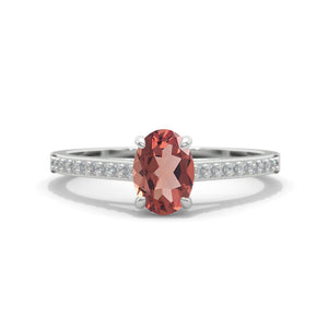 1 Carat Oval Zultanite Gold Engagement Promissory Ring