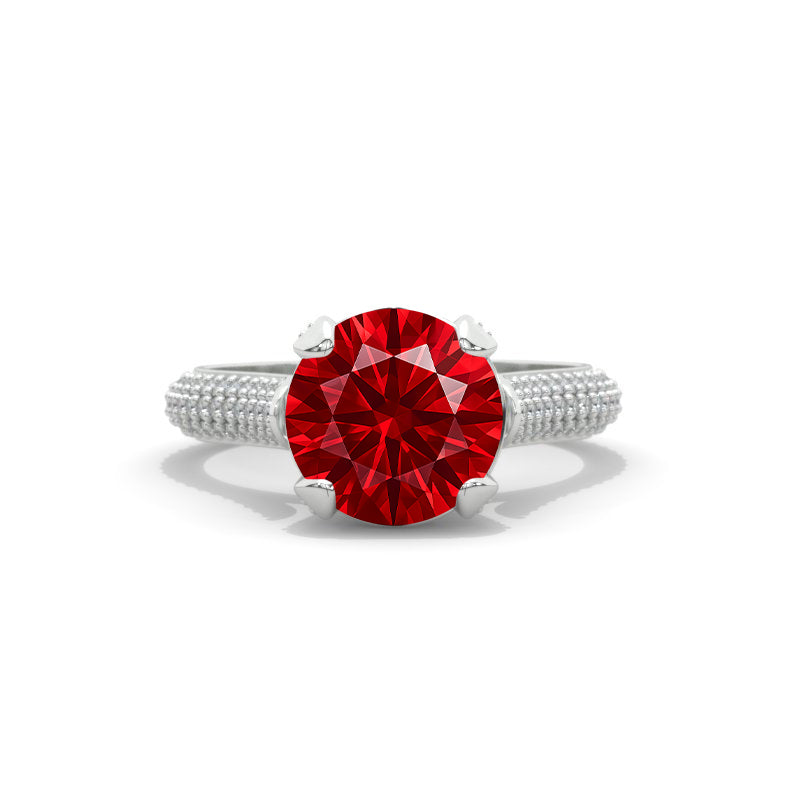 Orion 2.6 Carat Ruby Engagement Ring