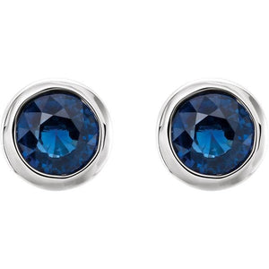 Blue Sapphire  Earrings - Giliarto