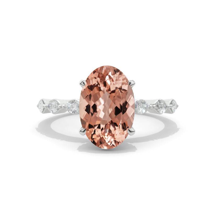 4 ct morganite ring discount