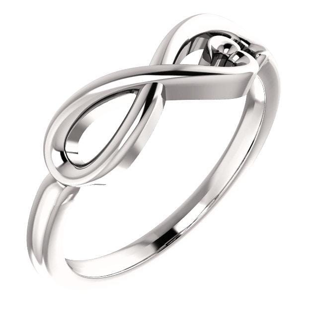 Infinity-Inspired Heart Ring 14K Gold - Giliarto