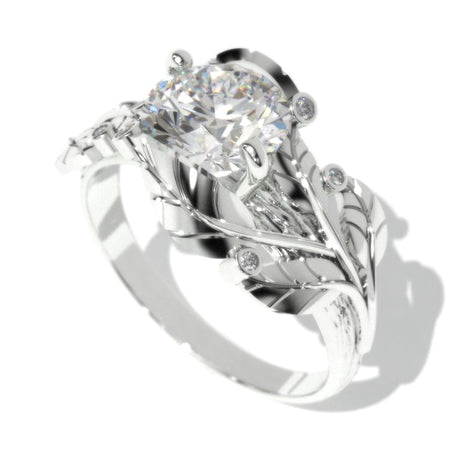 2.0 Carat Giliarto Moissanite Diamond Engagement Ring