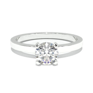 0.7 Carat Diamond  White Gold Engagement Promissory Ring
