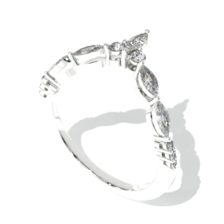 Moissanite Stackable Ring