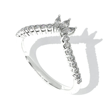 Moissanite Stackable Ring