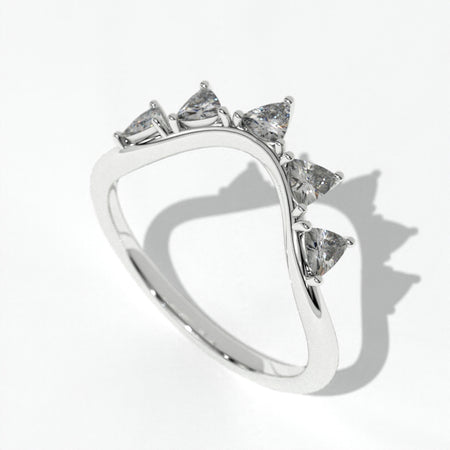 Moissanite Stackable Ring