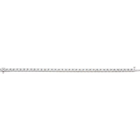 10 CTW Diamond Line 7.25" Bracelet - Giliarto