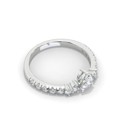 Moissanite Stackable Ring