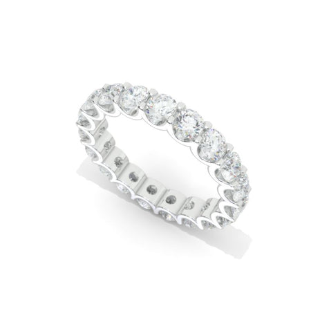 5ctw Moissanite Full Eternity Band