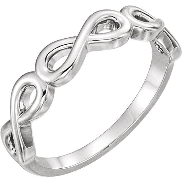 14K Gold Stackable Infinity-Inspired Ring - Giliarto