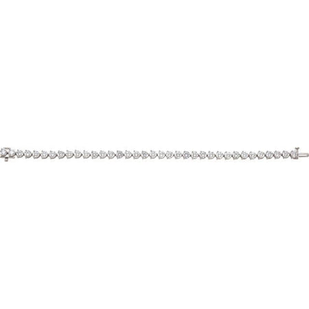 12 CTW Diamond Line 7.25" Bracelet - Giliarto