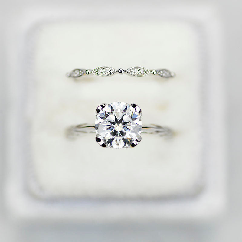 Light Gray Moissanite 