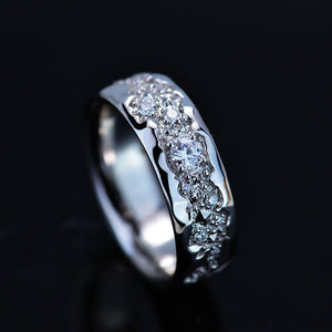 Grand Canyon Moissanite Men's Ring