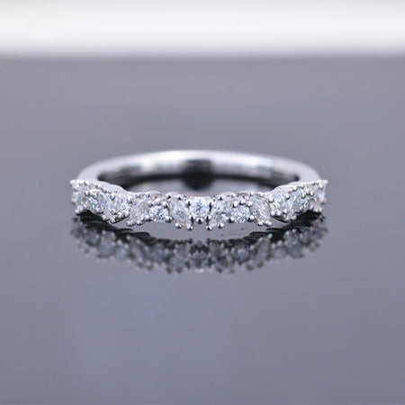 Moissanite Stackable Ring