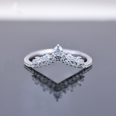 Moissanite Stackable Ring