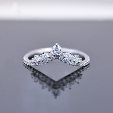 Moissanite Stackable Ring