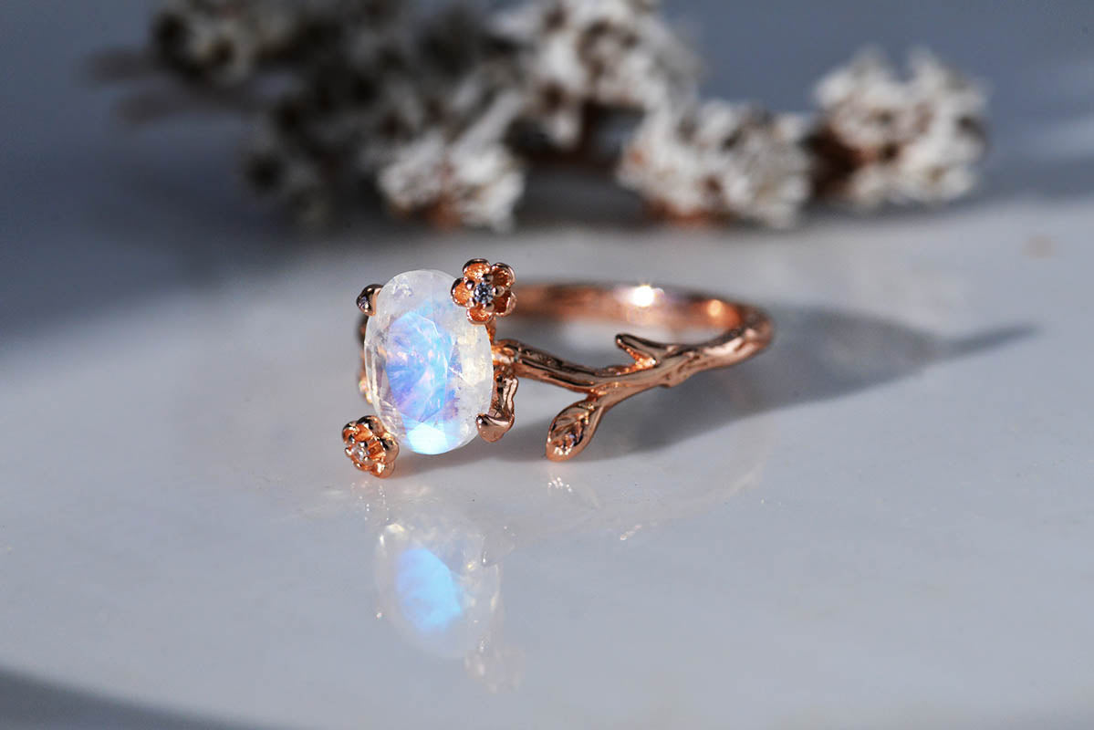 Rose & White Gold Diamond Engagement Ring | RQ9370WP | Valina Mix Metal  Engagement Rings
