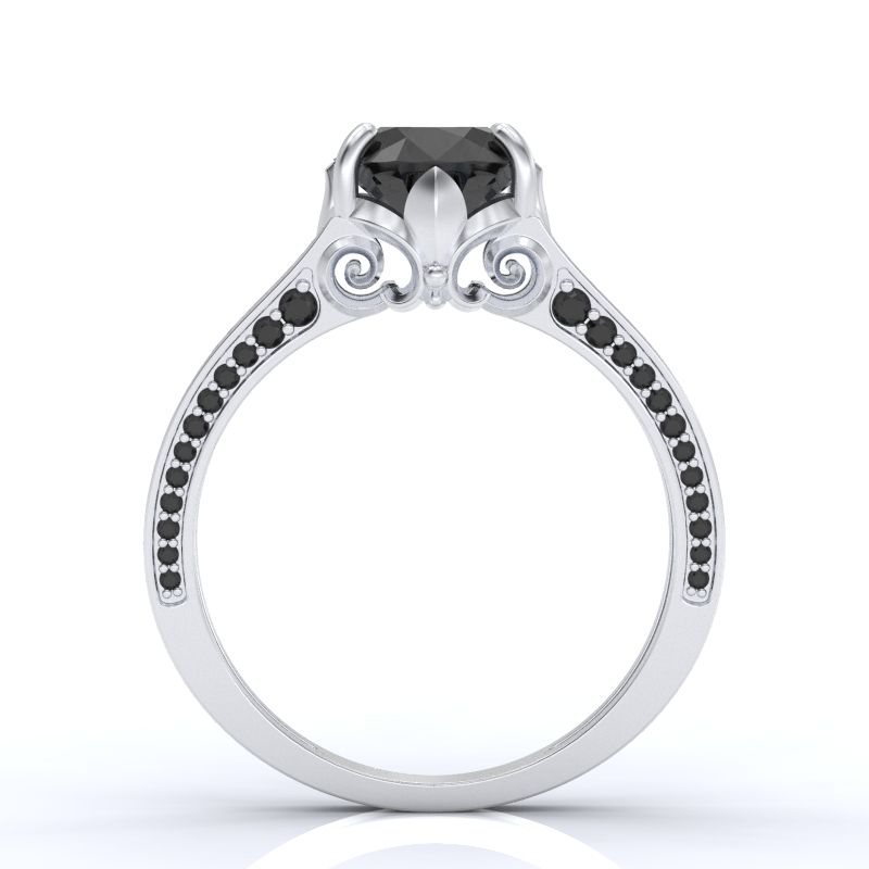 Ascella 2.0 Carat Moissanite Diamond Ring - Giliarto