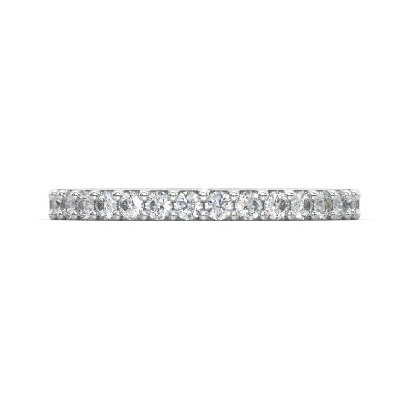 Moissanite Giliarto Full Eternity Gold Ring