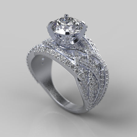 Infinitely Yours  Moissanite Diamond Engagement Ring - Giliarto