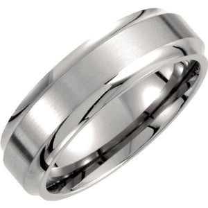 Titanium  Ridged Band - Giliarto